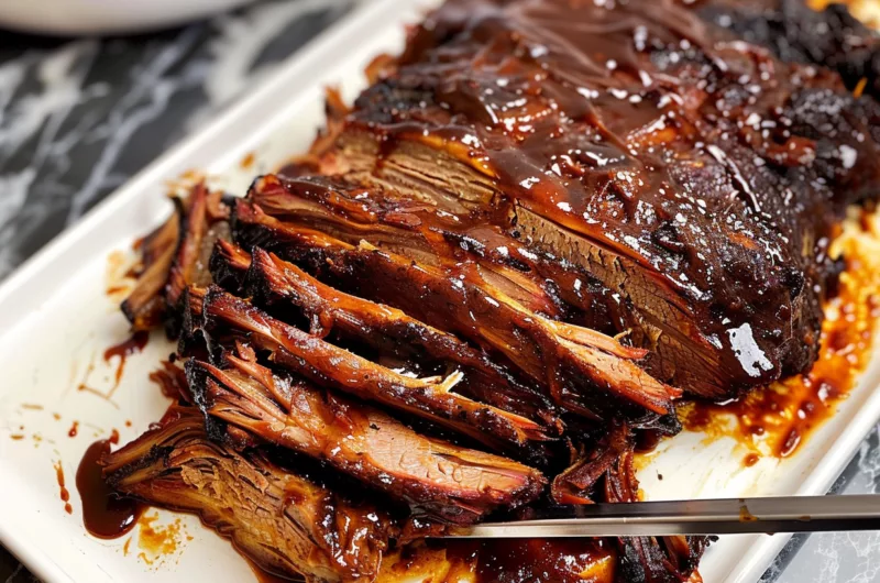 Slow Cooker BBQ Beef Brisket Recipe