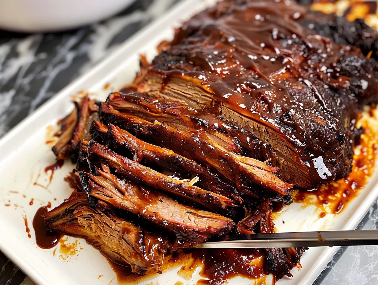 Slow Cooker BBQ Beef Brisket Recipe