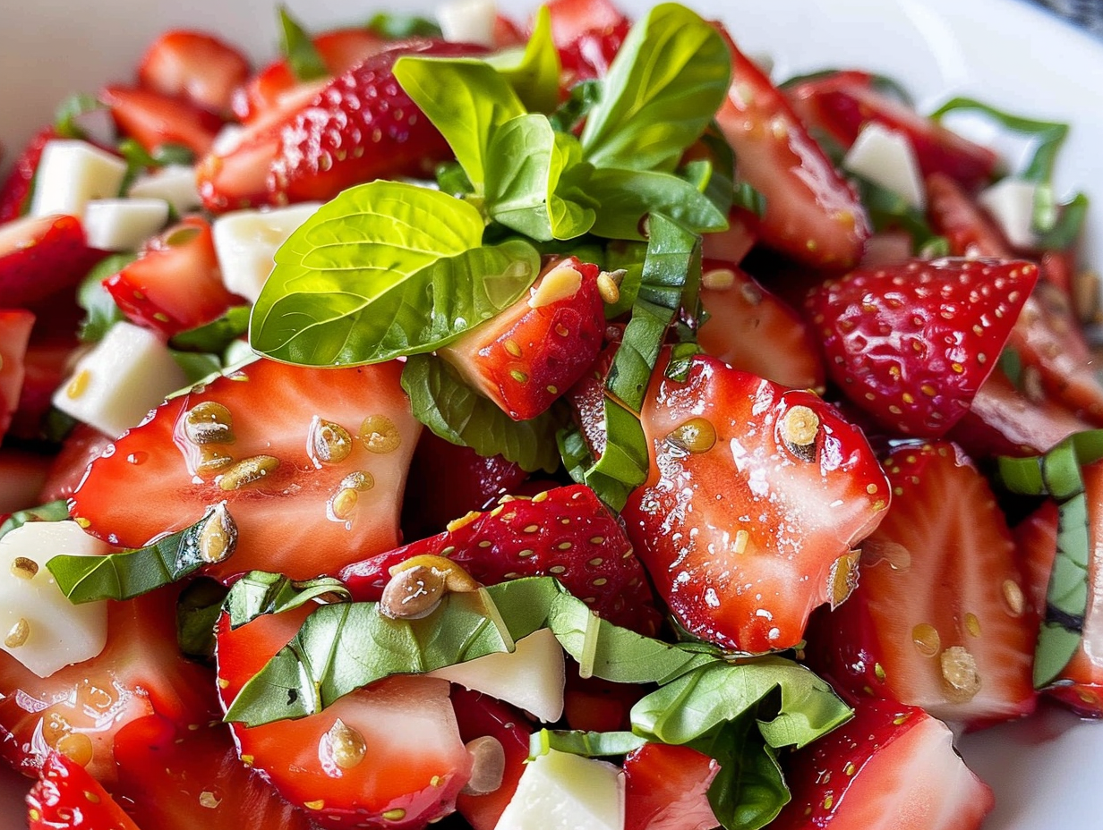 Strawberry Basil Salad Recipe 3 Strawberry Basil Salad Recipe