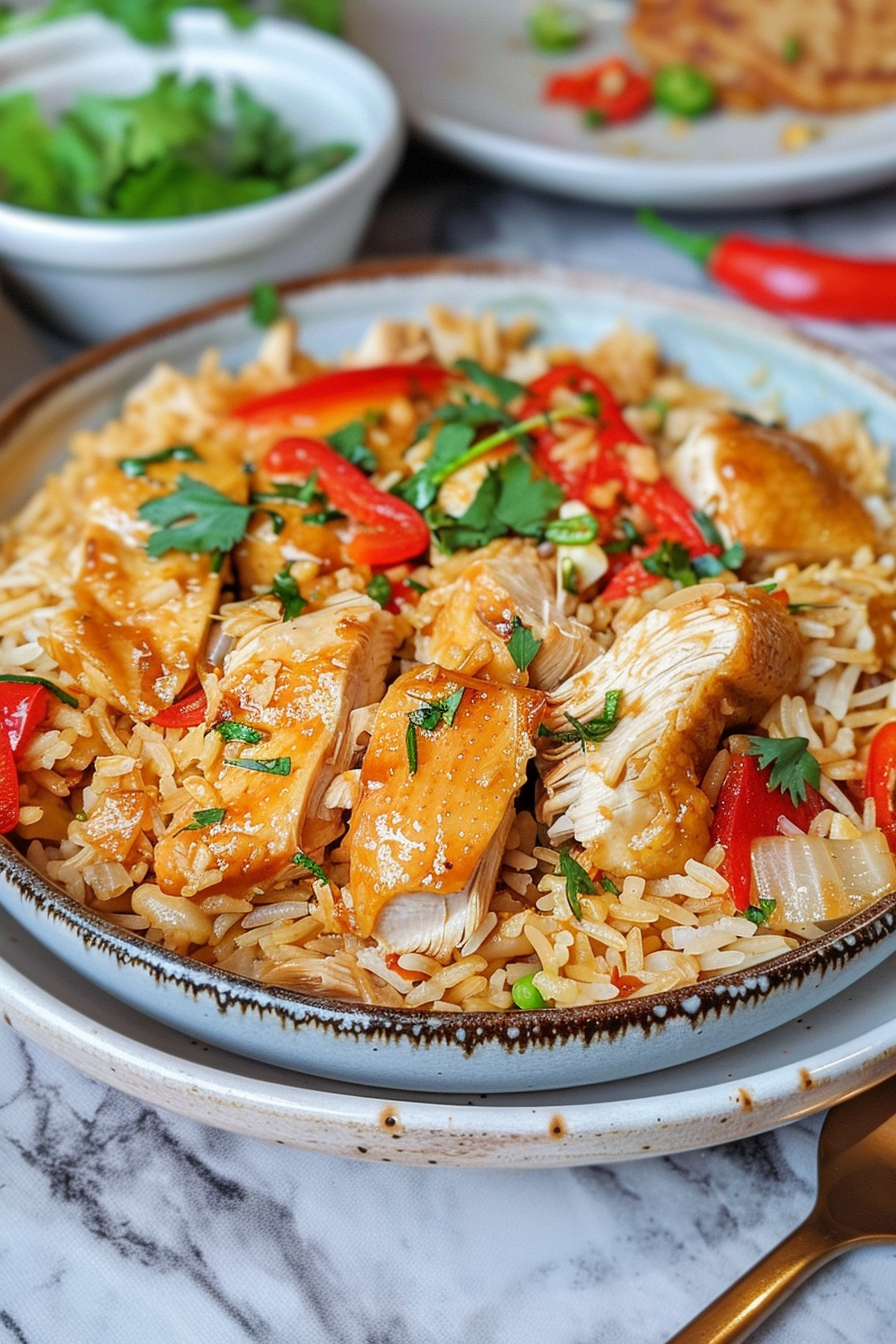 One Pot Chicken Rice: Easy Mediterranean Inspired Dinner 2 image 1776005036357