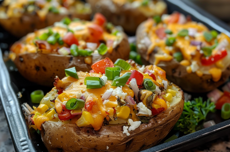 Loaded Veggie Baked Potatoes