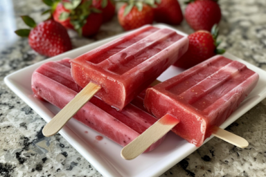 Homemade Popsicles Strawberry Recipe: Easy Fruit Treats
