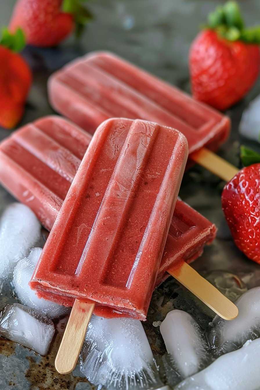 Homemade Popsicles Strawberry Recipe: Easy Fruit Treats 2 image 1776451837210