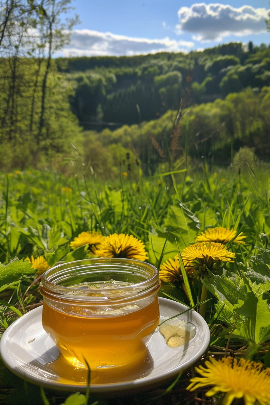 Dandelion Jelly Recipe: Foraged Floral Honey Jelly 2 image 1778011581386