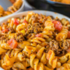 One Pot Cheesy Taco Pasta