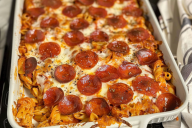 Pizza Casserole: Easy Family Favorite